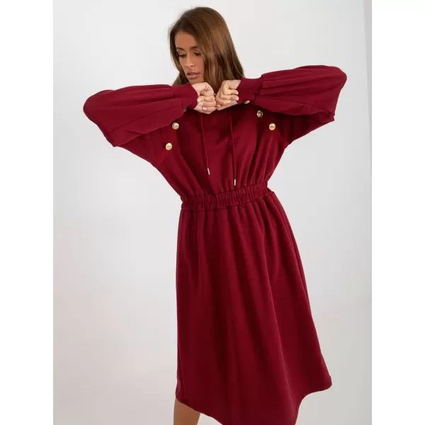  Dámské šaty RELEVANCE RV-SK-8336.12P BURGUNDY 