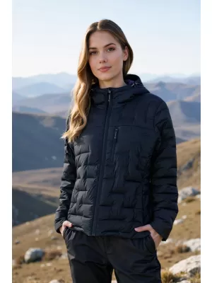 Dámská zimní ultralehká bunda ALPINE PRO ROGITA 3 MOONLIT OCEAN