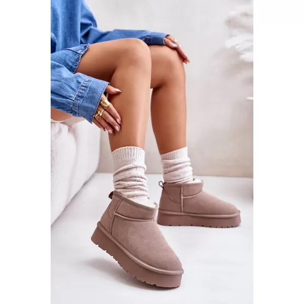  Dámské boty BOTO W5828 KHAKI 