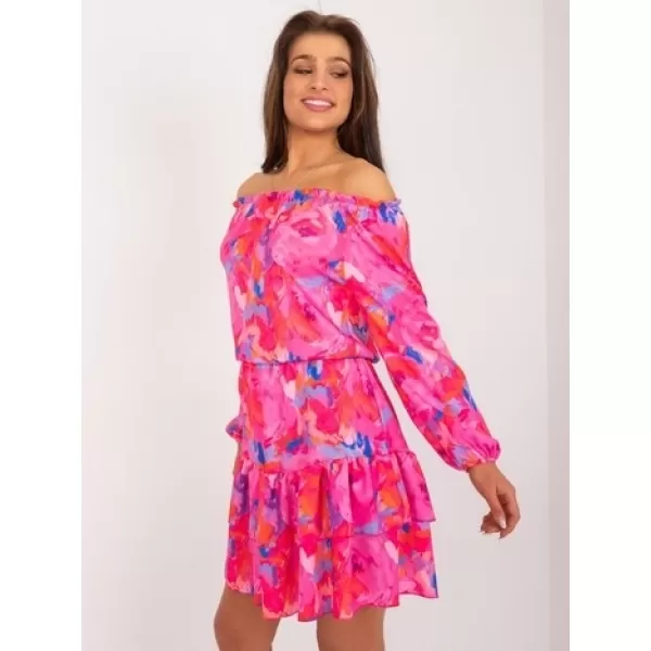  Dámské šaty RUE PARIS WN-SK-8282.32 DARK PINK 