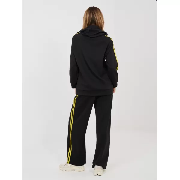  Dámská tepláková souprava RUE PARIS IT-KMPL-21782.93 BLACK 