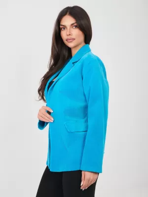 Dámské sako RUE PARIS IT-MA-FL9958.90 BLUE