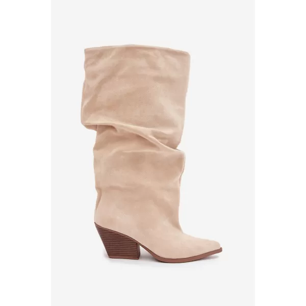  Dámské kozačky BOTO 2580A-1 BEIGE 