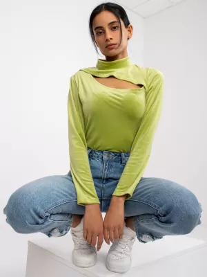 Dámská halenka ITALY MODA DHJ-BZ-6561.09P LIME