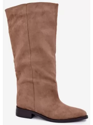 Dámské kozačky BOTO 3471 BEIGE