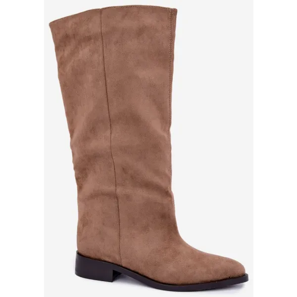  Dámské kozačky BOTO 3471 BEIGE 