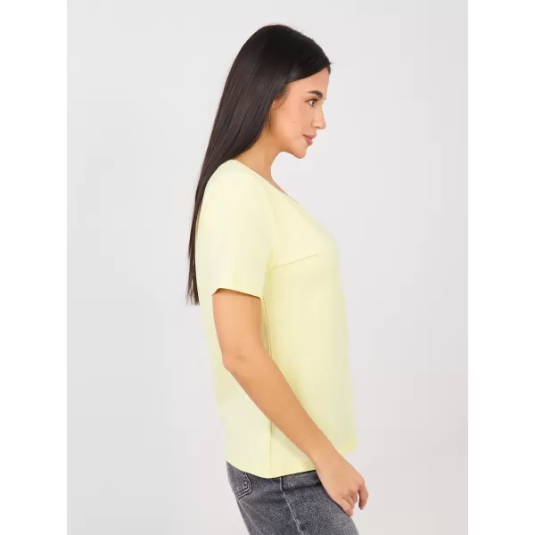  Dámské tričko RUE PARIS RV-TS-A1095.33 BRIGHT YELLOW 