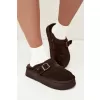 Dámské pantofle BIG STAR SHOES UU274697 BROWN/BEIGE