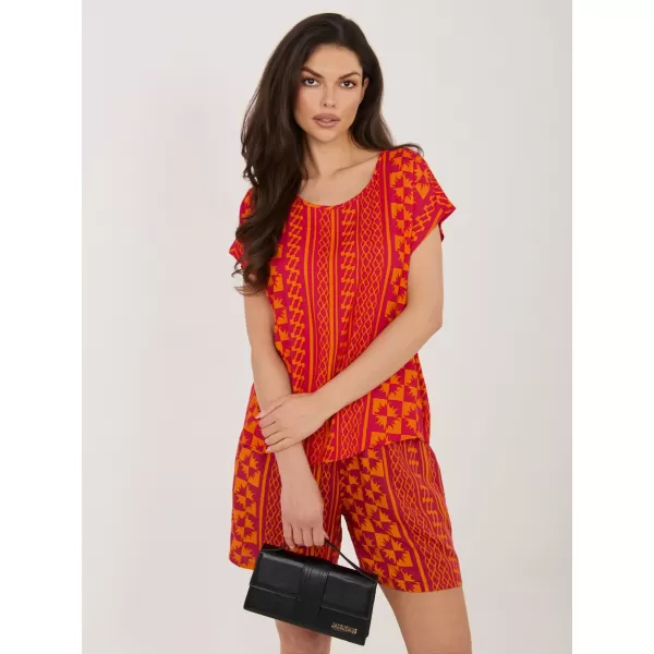  Dámské triko SUBLEVEL D73771AG10978AA ORANGE 
