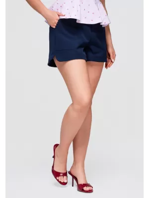 Dámské kraťasy OMBRE OW-ST-E0009 NAVY BLUE