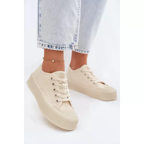  Dámské tenisky BIG STAR SHOES TT274271 BEIGE 