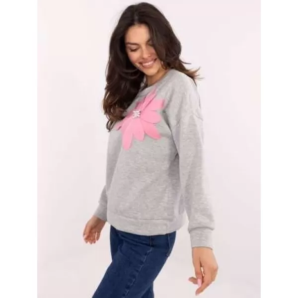  Dámská mikina ITALY MODA MI-BL-M6098.05P GRAY 