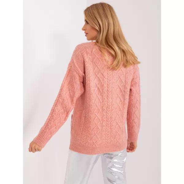  Dámský svetr WOOL FASHION ITALIA AT-SW-2358.31 BRIGHT PINK 