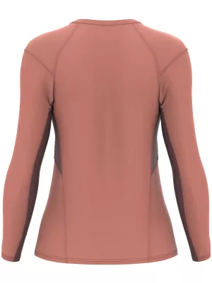 Dámské triko HANNAH TERRA L/S TERRA COTTA/RED MAHOGANY