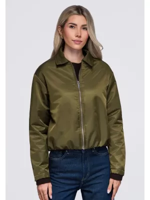 Dámská bunda OMBRE OW-JT-E0003 KHAKI