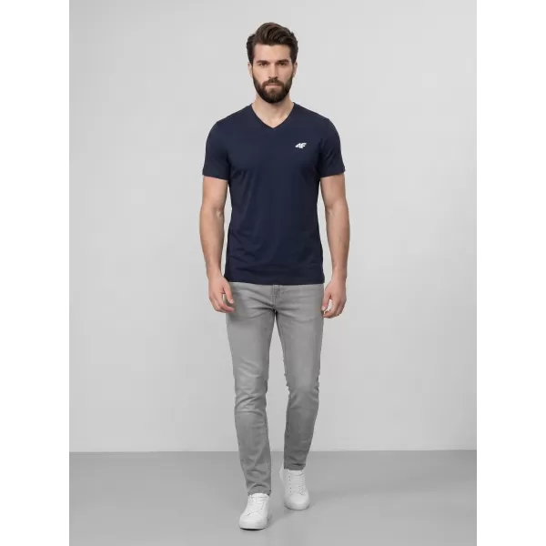  Pánské triko 4F 4FWMM00TTSHM3339 NAVY 