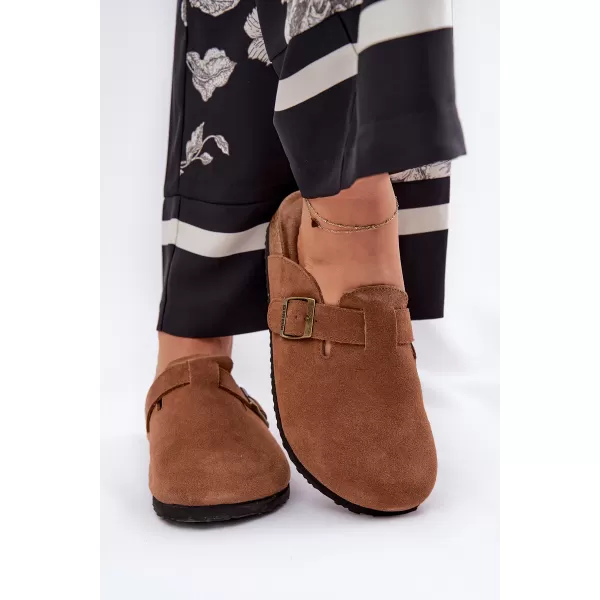  Dámské pantofle BIG STAR SHOES RR274A387 BROWN/BEIGE 