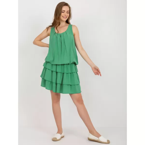  Dámské šaty OCH BELLA TW-SK-BI-8139.44 GREEN 