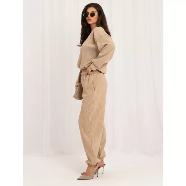  Dámský komplet ITALY MODA MI-KMPL-4381.83 BEIGE 