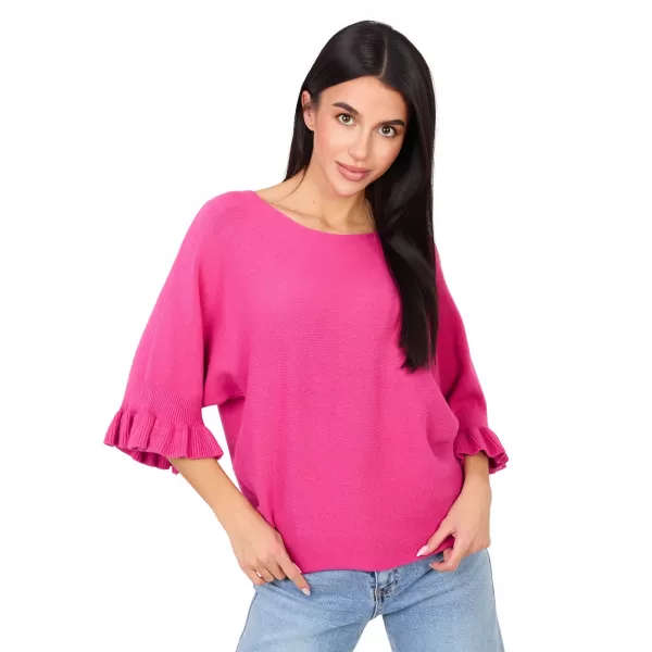  Dámský svetr ITALY MODA IT-SW-99244.65 FUCHSIA 
