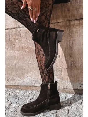 Dámské kotníkové boty BIG STAR SHOES UU274602 BROWN/BEIGE SHADOWS