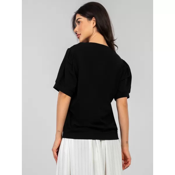  Dámská halenka RUE PARIS RV-BZ-A1184.21 BLACK 