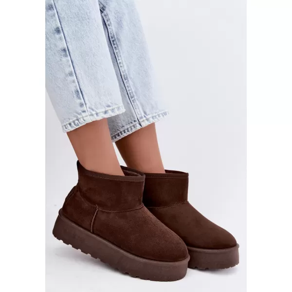  Dámské boty BIG STAR SHOES UU274223 BROWN/BEIGE SHADOWS 