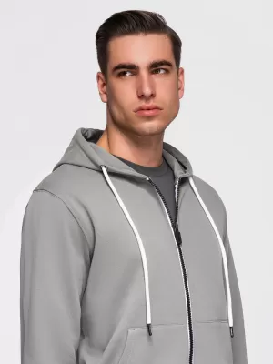 Pánská mikina OMBRE OM-SSBZ-0272 GREY