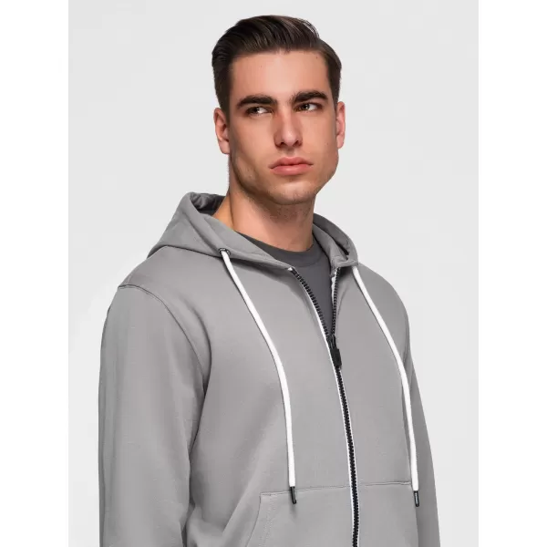  Pánská mikina OMBRE OM-SSBZ-0272 GREY 