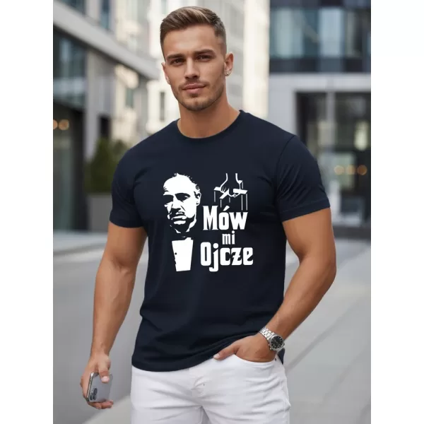 Pánské triko DSTREET TMAVĚ MODRÁ 