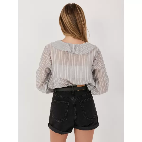  Dámská halenka ITALY MODA IT-BZ-25096.84 GRAY 