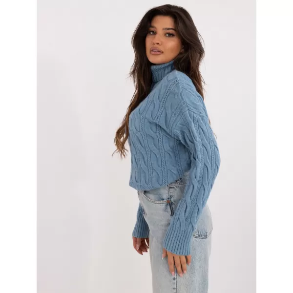  Dámský svetr WOOL FASHION ITALIA AT-SW-23445.00 BLUE 
