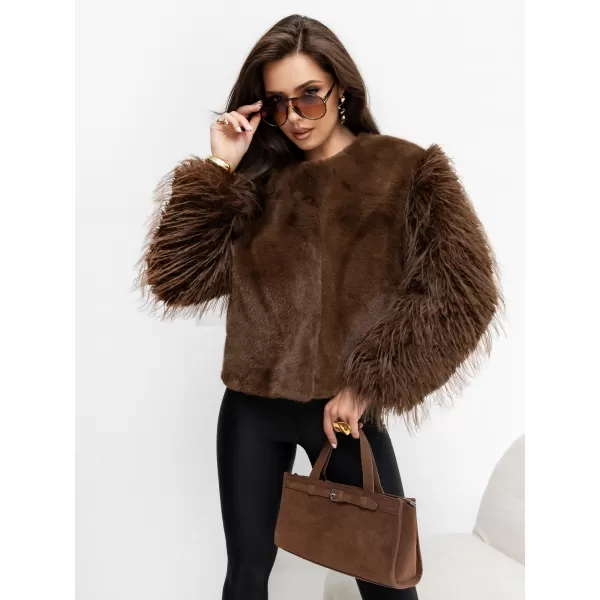 Dámská bunda FACTORY PRICE MBM-KR-25-62.00P BROWN 