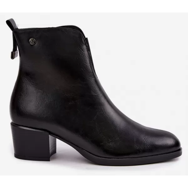  Dámské kotníkové boty VINCEZA 58654 BLACK 