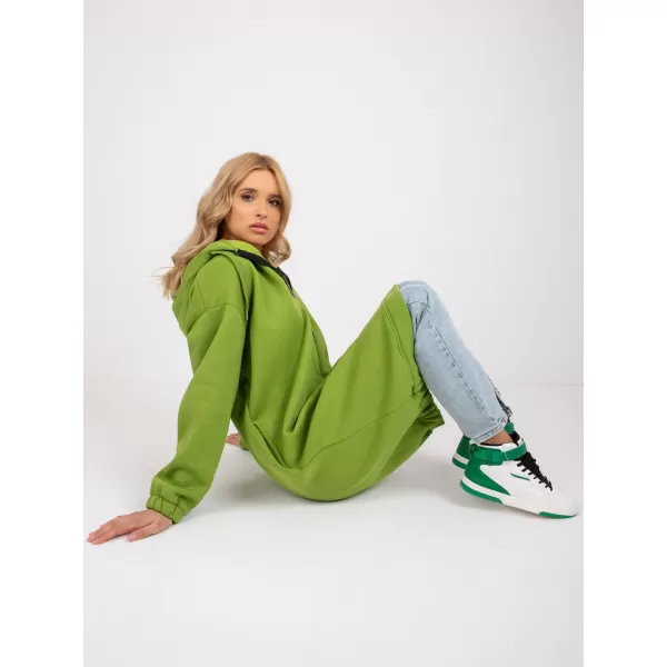  Dámská mikina RUE PARIS RV-BL-7464.97P BRIGHT GREEN 