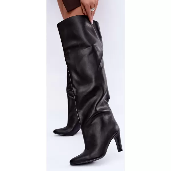  Dámské kozačky BOTO 8597 BLACK 