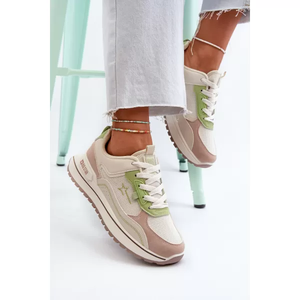 Dámské tenisky BIG STAR SHOES NN274A091 BEIGE 