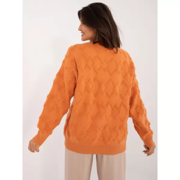  Dámský svetr WOOL FASHION ITALIA AT-SW-2361.61 ORANGE 