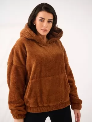 Dámská mikina FACTORY PRICE CS-BL-BT1029.97P LIGHT BROWN