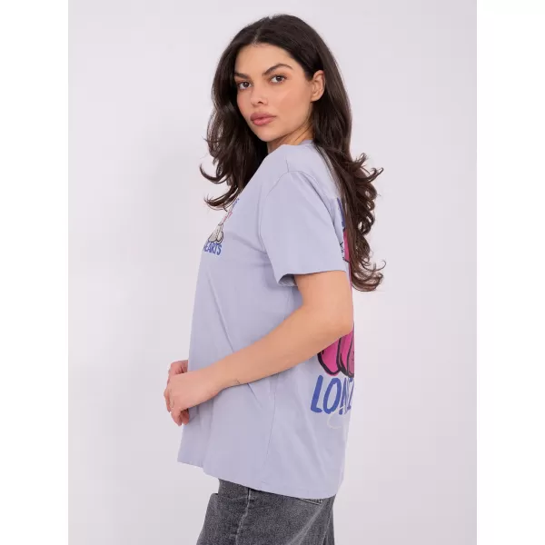  Dámské triko SUBLEVEL D12022AH02645Y BRIGHT PURPLE 