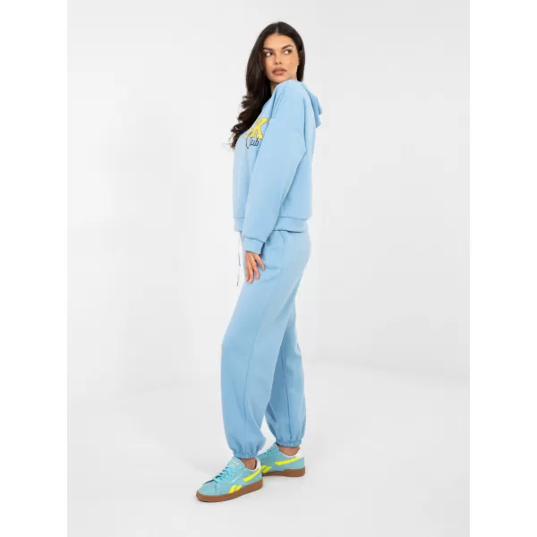 Dámská tepláková souprava RUE PARIS IT-KMPL-22181.29 LIGHT BLUE 
