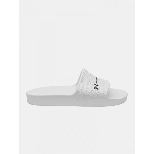  Pánské pantofle UNDER ARMOUR ARMR SLIDE LITE 6007528-100 BÍLÁ 
