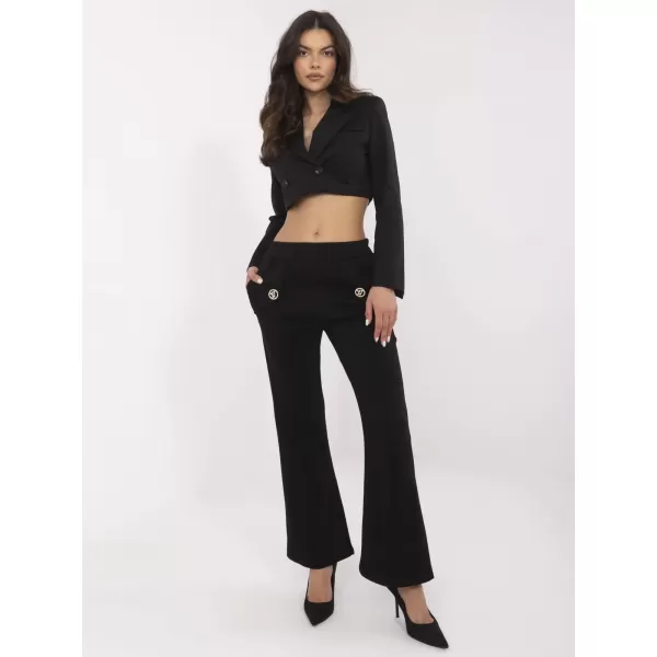  Dámské kalhoty ITALY MODA DHJ-SP-20518.12 NOIRE 