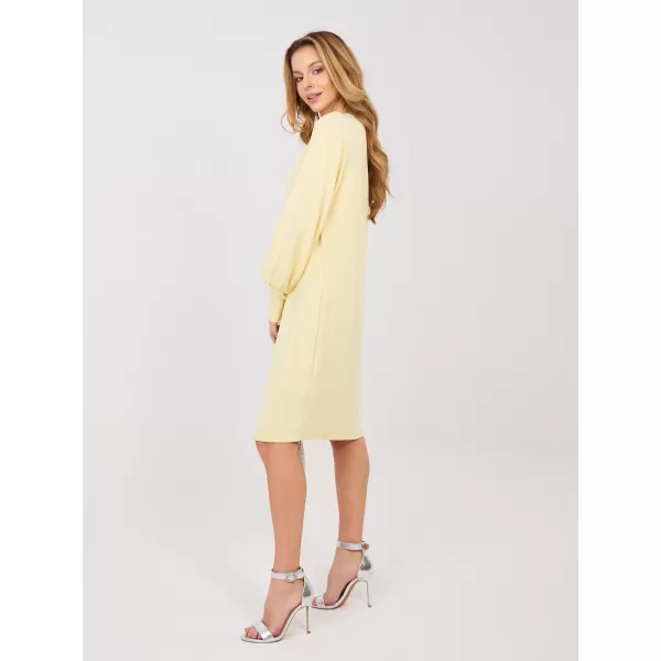  Dámské šaty RUE PARIS RV-SK-A1059.17 BRIGHT YELLOW 
