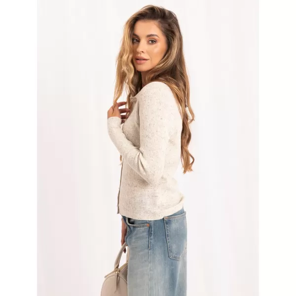  Dámský svetr FACTORY PRICE PM-SW-SF391.28 LIGHT BEIGE 