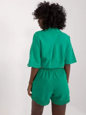 Dámské kraťasy ITALY MODA DHJ-SN-5536.34X GREEN