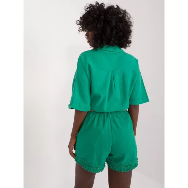  Dámské kraťasy ITALY MODA DHJ-SN-5536.34X GREEN 