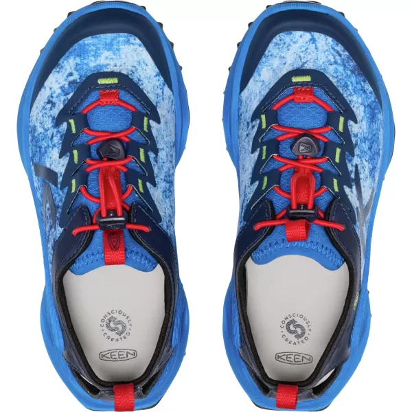  Juniorské boty KEEN ZIONIC ADV SANDAL PRECIOUS BLUE/RACING RED 