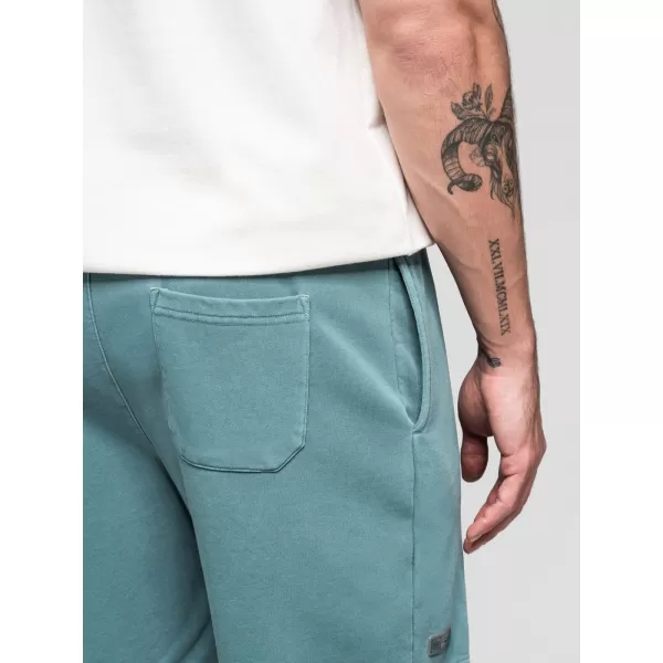  Pánský set kraťas OMBRE Z126 NAVY BLUE/TURQUOISE 