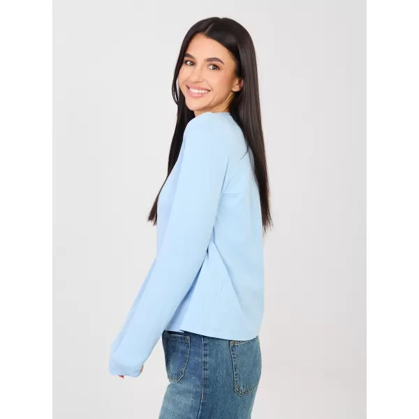  Dámské triko RUE PARIS RV-BZ-A1093.77 LIGHT BLUE 